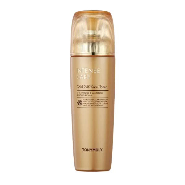 TONYMOLY Тонер для лица с муцином улитки и коллоидным золотом INTENSE CARE Gold 24K Snail Toner, 140мл
TONYMOLY Тонер для лица с муцином улитки и коллоидным золотом INTENSE CARE Gold 24K Snail Toner, 140мл