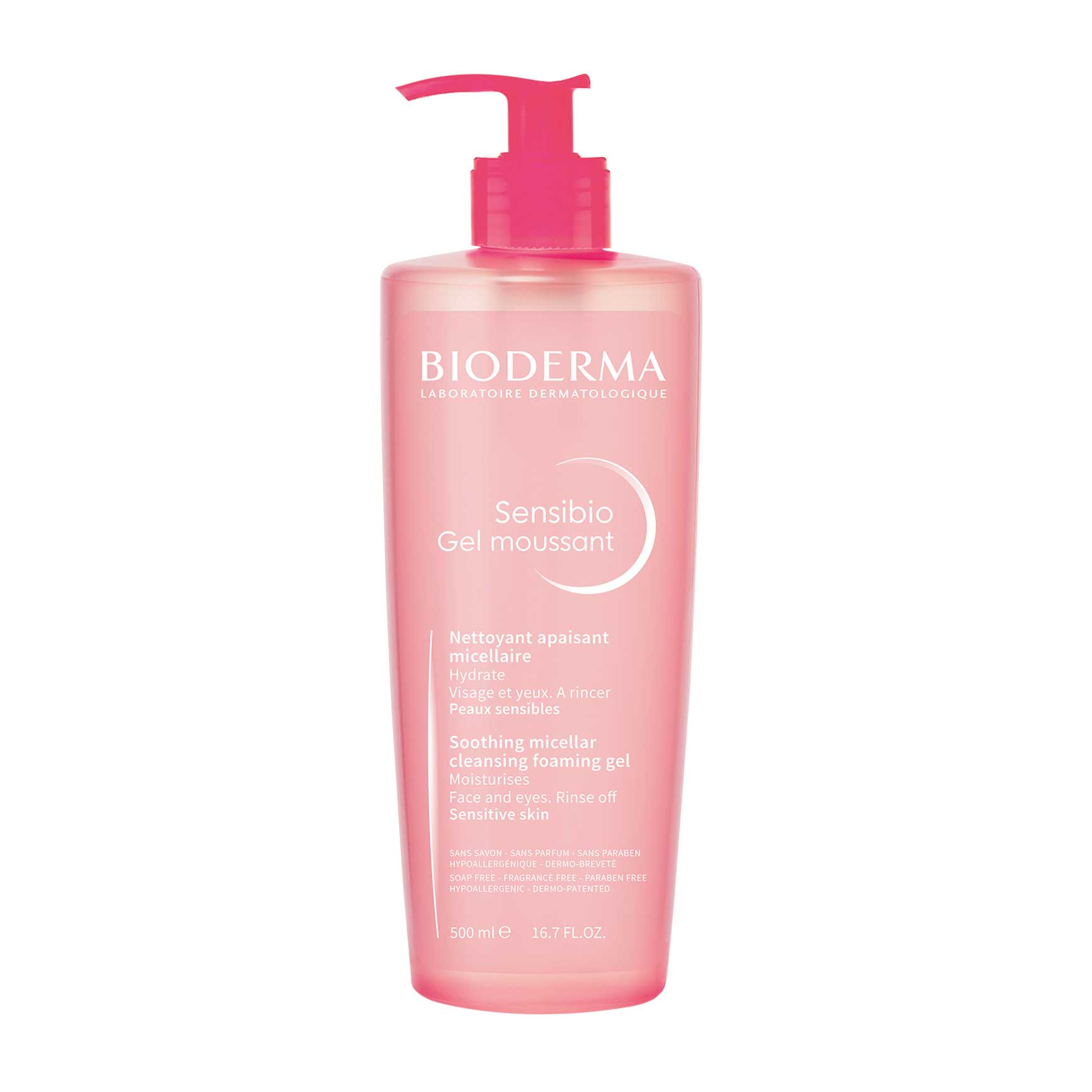 Очищающий гель Bioderma Sensibio 500 мл
Очищающий гель Bioderma Sensibio 500 мл