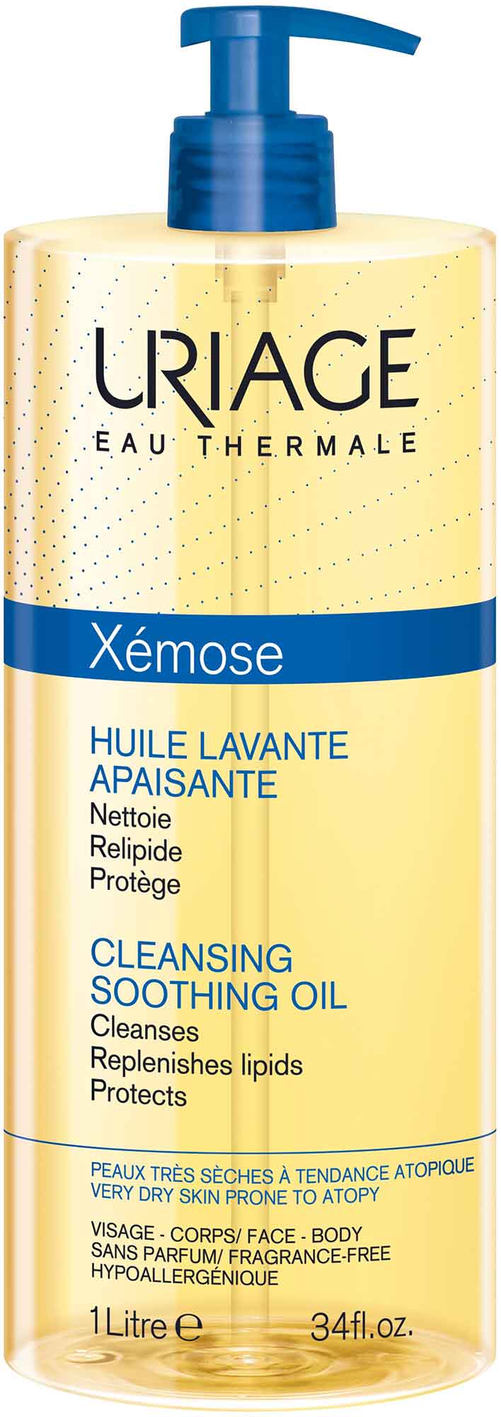 Очищающее успокаивающее масло Uriage Xemose 1 л
Очищающее успокаивающее масло Uriage Xemose 1 л
