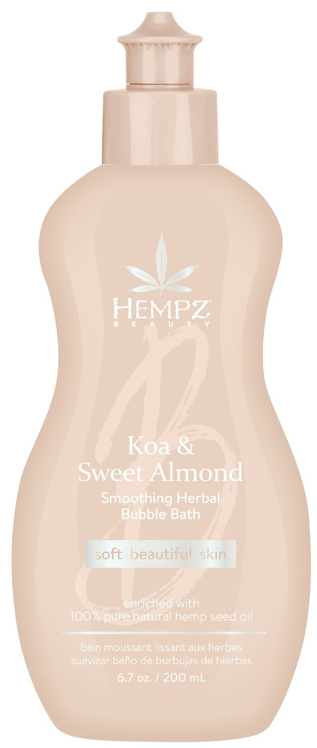 Пена для ванны смягчающая Hempz Коа и Сладкий Миндаль 200ml
Пена для ванны смягчающая Hempz Коа и Сладкий Миндаль 200ml