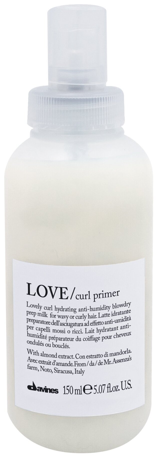 Праймер для усиления завитка Davines Love 150 мл
Праймер для усиления завитка Davines Love 150 мл