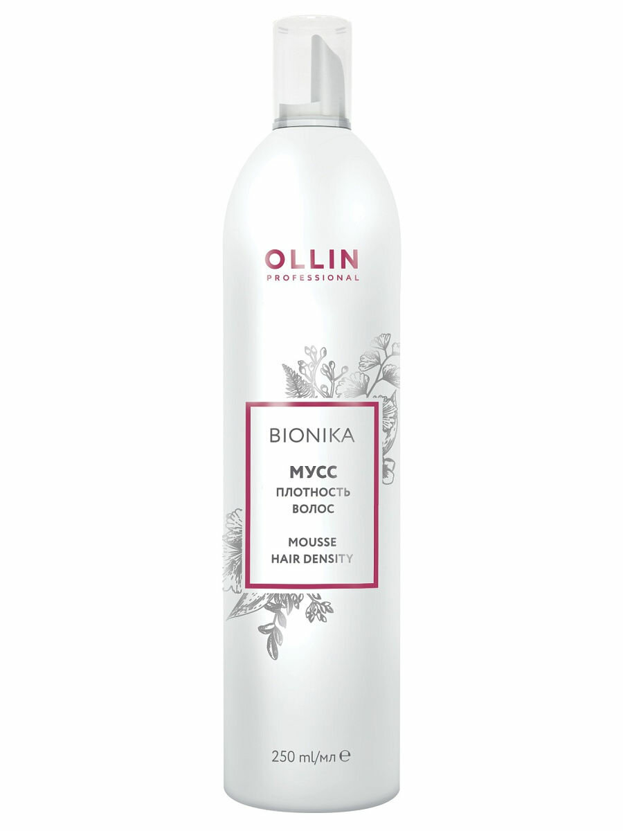 Мусс Ollin BioNika для плотности волос 250мл
Мусс Ollin BioNika для плотности волос 250мл