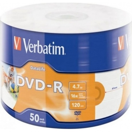 Диск DVD-R Verbatim 4.7Gb 16x bulk (50шт) Printable (43793)
Диск DVD-R Verbatim 4.7Gb 16x bulk (50шт) Printable (43793)