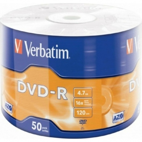 Диск DVD-R Verbatim 4.7Gb 16x bulk (50шт) (43788)
Диск DVD-R Verbatim 4.7Gb 16x bulk (50шт) (43788)