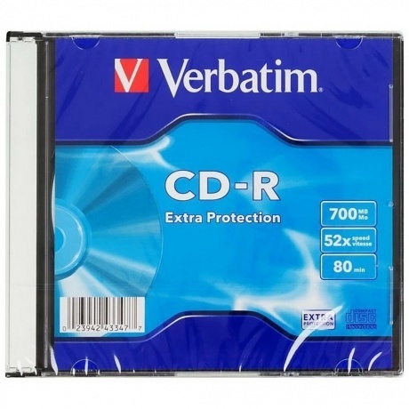 Диск CD-R Verbatim 700Mb 52x Slim case (200шт) (43347)
Диск CD-R Verbatim 700Mb 52x Slim case (200шт) (43347)