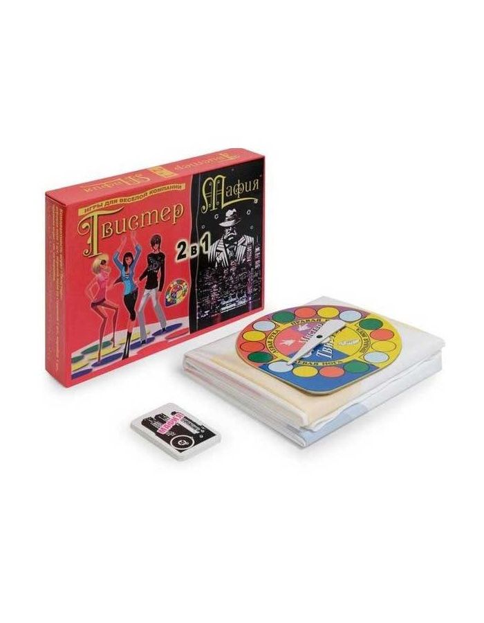 Настольная игра Нескучные игры "Твистер + Мафия" 7074
Настольная игра Нескучные игры "Твистер + Мафия" 7074