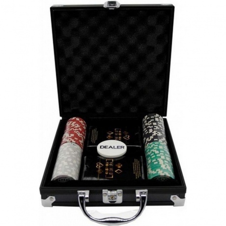 Набор из 100 фишек Фабрика Покера с номиналом для покера в кейсе (цвет в ассорт.) арт.CPPS100B
Набор из 100 фишек Фабрика Покера с номиналом для покера в кейсе (цвет в ассорт.) арт.CPPS100B