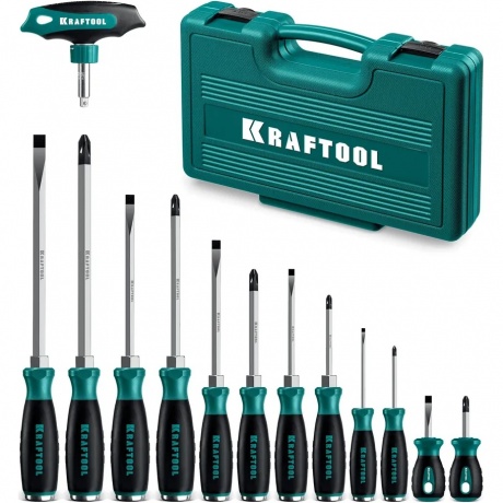 Набор ударных отверток KRAFTOOL IMPACT 13 шт, сквозной стержень Cr-Mo, (25035)
Набор ударных отверток KRAFTOOL IMPACT 13 шт, сквозной стержень Cr-Mo, (25035)