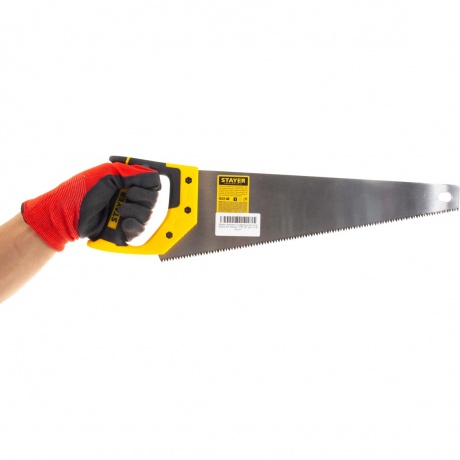 Ножовка универсальная (пила) Cobra 3D 400мм, 7TPI, 3D зуб, точн.рез вдоль и поперек волокон, для средних заготовок из всех видов материалов, STAYER
Ножовка универсальная (пила) Cobra 3D 400мм, 7TPI, 3D зуб, точн.рез вдоль и поперек волокон, для средних заготовок из всех видов материалов, STAYER