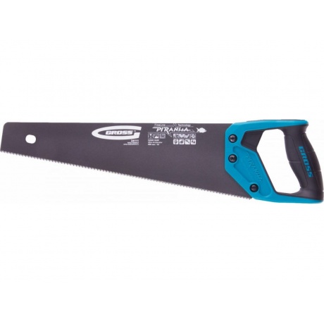 Ножовка по дереву "PIRANHA",400 мм,11-12 TPI,кал.3D-зуб,тефл.покр.полотна,2-х комп.рук-ка Gross
Ножовка по дереву "PIRANHA",400 мм,11-12 TPI,кал.3D-зуб,тефл.покр.полотна,2-х комп.рук-ка Gross