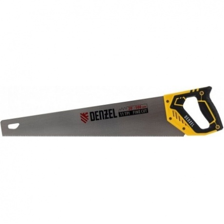Ножовка по дереву, 500 мм, 11 TPI, зуб 3D, двухкомпонентная рукоятка Denzel
Ножовка по дереву, 500 мм, 11 TPI, зуб 3D, двухкомпонентная рукоятка Denzel