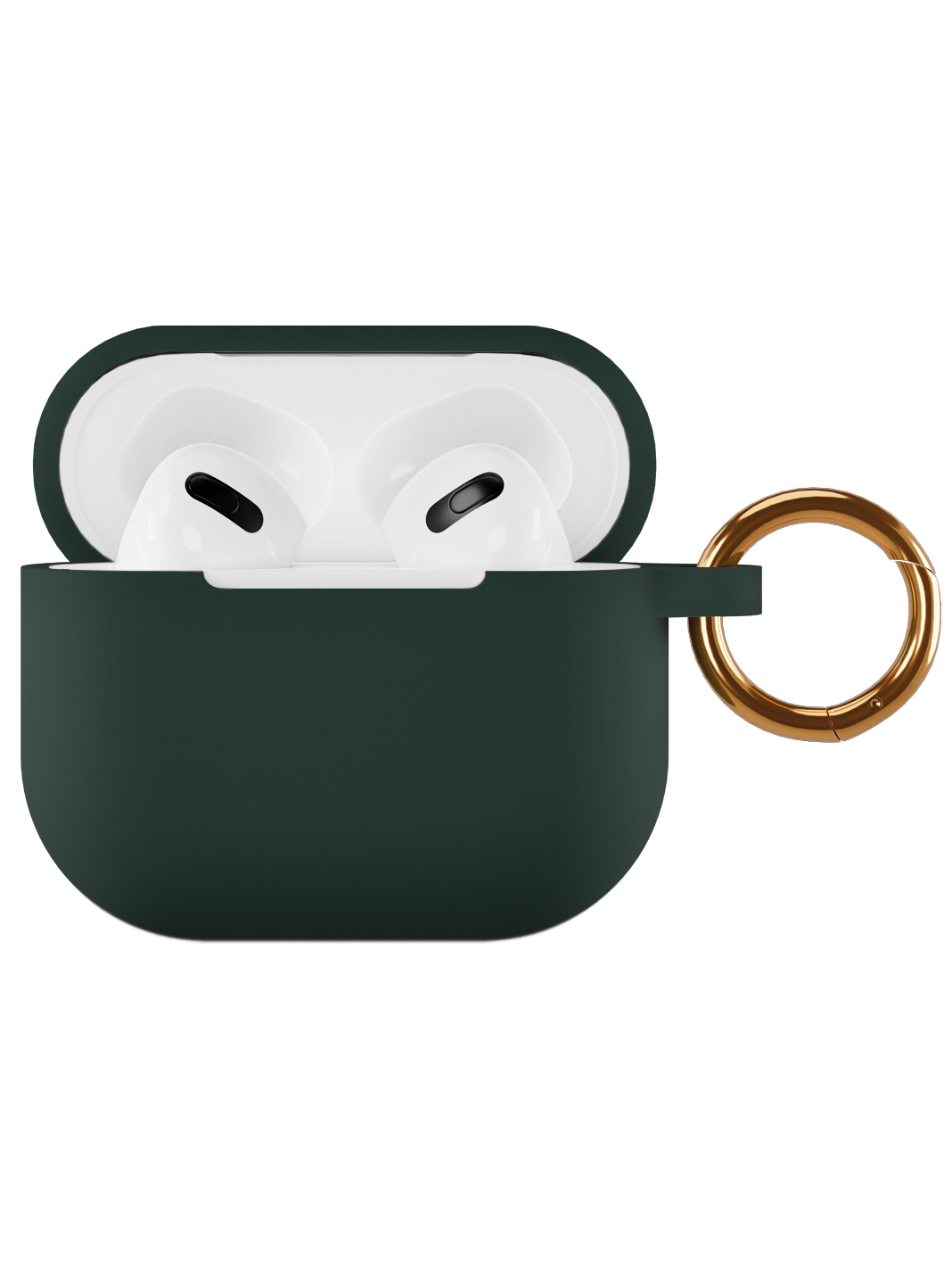 Чехол силиконовый VLP Soft Touch, с кольцом, для AirPods (3rd generation), темно-зеленый
Чехол силиконовый VLP Soft Touch, с кольцом, для AirPods (3rd generation), темно-зеленый