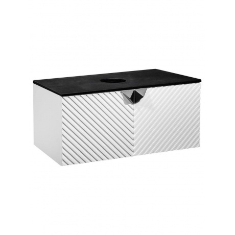 Тумба RUNO Андорра 85 белый матовый чёрный подвесная под накладной умывальник (00-00002018)
Тумба RUNO Андорра 85 белый матовый чёрный подвесная под накладной умывальник (00-00002018)