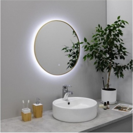 Зеркало FIXSEN с подсветкой LED круглое 60х60 см золото-сатин (FX-1060G)
Зеркало FIXSEN с подсветкой LED круглое 60х60 см золото-сатин (FX-1060G)