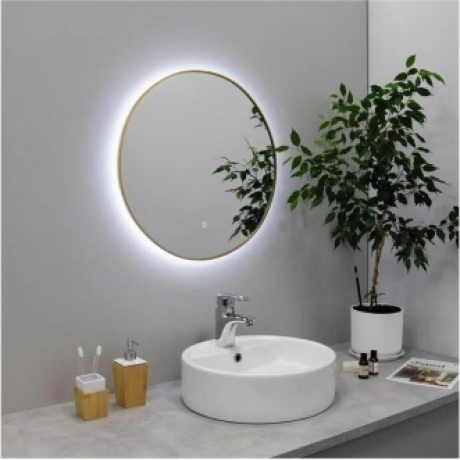 Зеркало FIXSEN с подсветкой LED круглое 70х70 см золото-сатин (FX-1070G)
Зеркало FIXSEN с подсветкой LED круглое 70х70 см золото-сатин (FX-1070G)