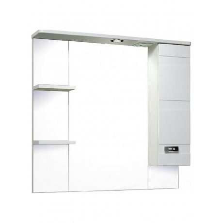 Зеркальный шкаф Runo правый Турин 85 (УТ000002105)
Зеркальный шкаф Runo правый Турин 85 (УТ000002105)