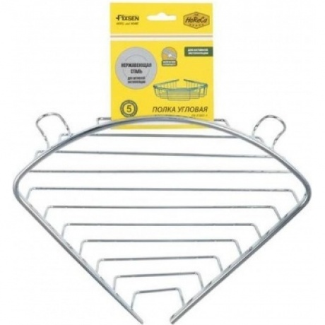 Полка угловая одноэтажная Fixsen Hotel хром, FX-31051-1
Полка угловая одноэтажная Fixsen Hotel хром, FX-31051-1