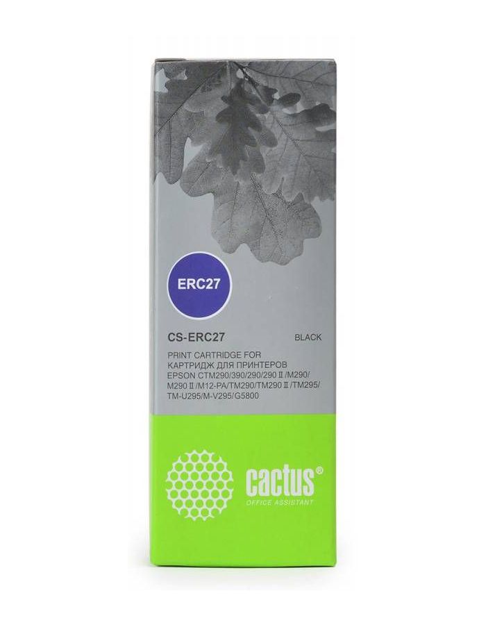 Картридж матричный Cactus CS-ERC27 черный для Epson ERC 27
Картридж матричный Cactus CS-ERC27 черный для Epson ERC 27