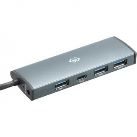 Хаб-разветвитель USB-C Digma HUB-3U3.0С-UC-G 4порт. серый
Хаб-разветвитель USB-C Digma HUB-3U3.0С-UC-G 4порт. серый