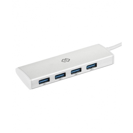Хаб-разветвитель USB-C Digma HUB-4U3.0-UC-S 4порт. серебристый
Хаб-разветвитель USB-C Digma HUB-4U3.0-UC-S 4порт. серебристый