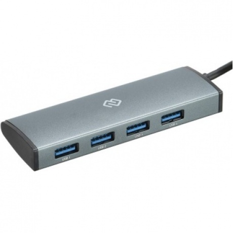 Хаб-разветвитель USB-C Digma HUB-4U3.0-UC-G 4порт. серый
Хаб-разветвитель USB-C Digma HUB-4U3.0-UC-G 4порт. серый