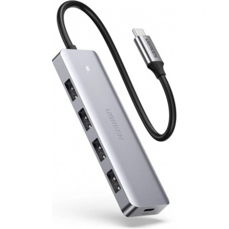 Хаб UGREEN CM219 (70336) 4-Ports USB-C 3.0 Hub. серый
Хаб UGREEN CM219 (70336) 4-Ports USB-C 3.0 Hub. серый