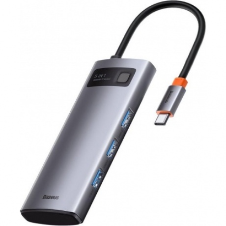 USB-хаб Baseus Metal Gleam Gray (CAHUB-CX0G)
USB-хаб Baseus Metal Gleam Gray (CAHUB-CX0G)