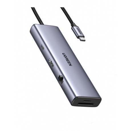Хаб-адаптер UGREEN CM498-15375 Space Gray (15375)
Хаб-адаптер UGREEN CM498-15375 Space Gray (15375)