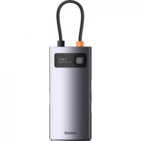 USB-концентратор Baseus Metal Gleam Series 4-in-1 (Type-C to USB3.0*3+RJ45*1) (WKWG070113)
USB-концентратор Baseus Metal Gleam Series 4-in-1 (Type-C to USB3.0*3+RJ45*1) (WKWG070113)