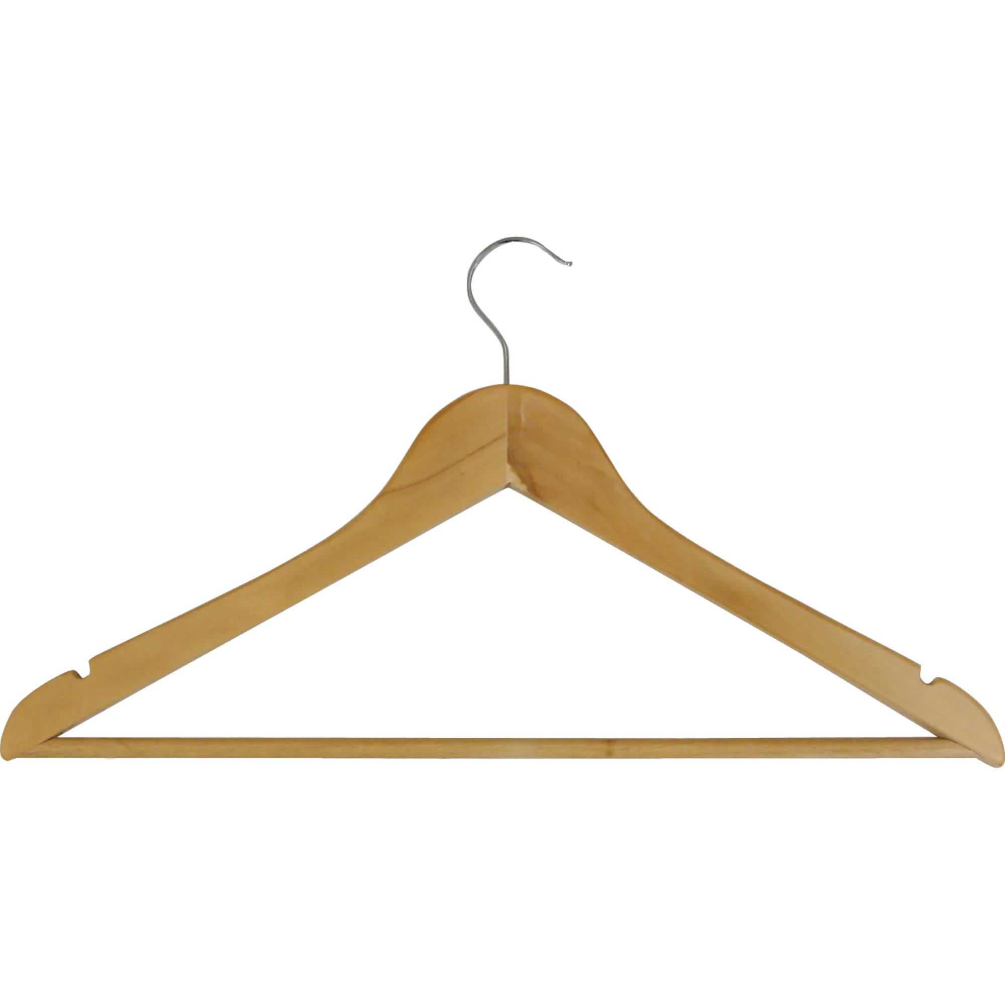 Вешалка деревянная W2-P с перекладиной (эконом)
Вешалка деревянная W2-P с перекладиной (эконом)