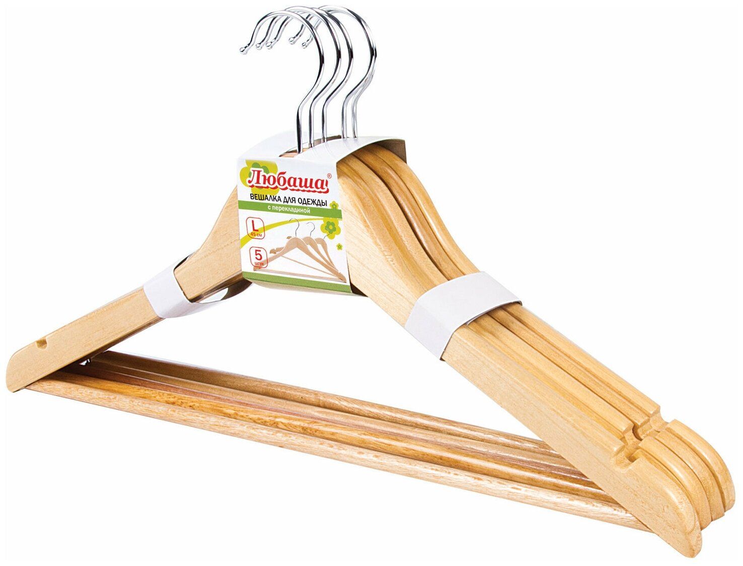 Вешалки-плечики, размер 48-50, КОМПЛЕКТ 5 шт., деревянная, перекладина, цвет сосна, ЛЮБАША Эконом, 604895
Вешалки-плечики, размер 48-50, КОМПЛЕКТ 5 шт., деревянная, перекладина, цвет сосна, ЛЮБАША Эконом, 604895