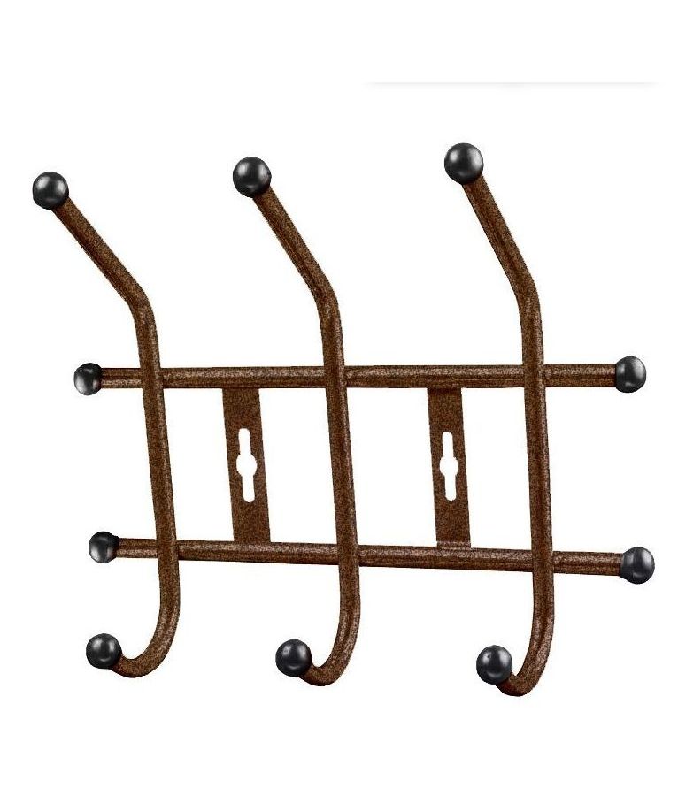 Вешалка настенная Gancio 3 крючка бронза
Вешалка настенная Gancio 3 крючка бронза