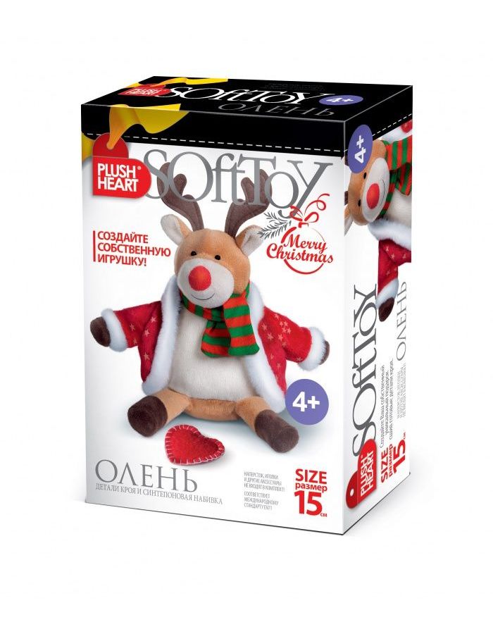 Набор для творчества Плюшевое сердце Олень 457072
Набор для творчества Плюшевое сердце Олень 457072