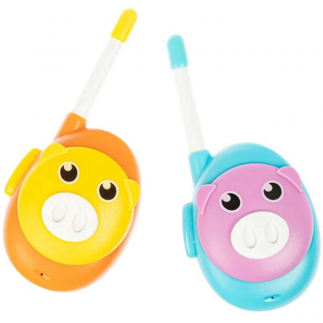 Набор игровой Рации хрюшки (2 шт), Bondibon,1 канал
Набор игровой Рации хрюшки (2 шт), Bondibon,1 канал