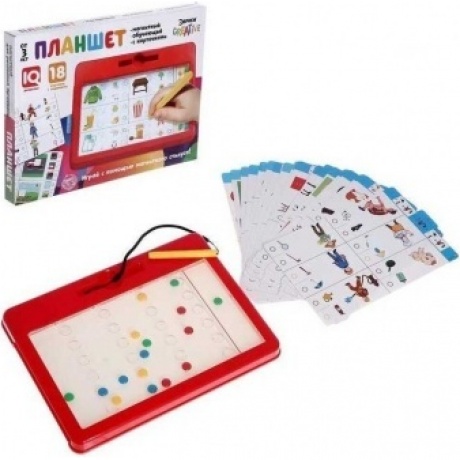 Магнитный планшет Эврики обучающий с карточками, 18 карточек арт.5278278
Магнитный планшет Эврики обучающий с карточками, 18 карточек арт.5278278