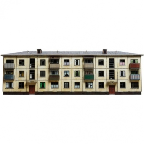 УмБум665 "Хрущёвка" модель многоквартирного дома
УмБум665 "Хрущёвка" модель многоквартирного дома