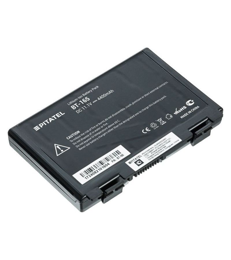 Аккумуляторная батарея Pitatel BT-165 для ноутбуков Asus K40, K50, P50
Аккумуляторная батарея Pitatel BT-165 для ноутбуков Asus K40, K50, P50