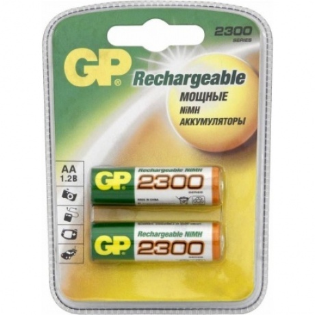 Аккумулятор GP 230AAHC AA NiMH 2250mAh (2шт)
Аккумулятор GP 230AAHC AA NiMH 2250mAh (2шт)