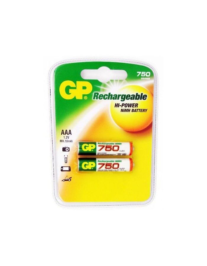Аккумулятор GP 75AAAHC AAA NiMH 750mAh (2шт)
Аккумулятор GP 75AAAHC AAA NiMH 750mAh (2шт)