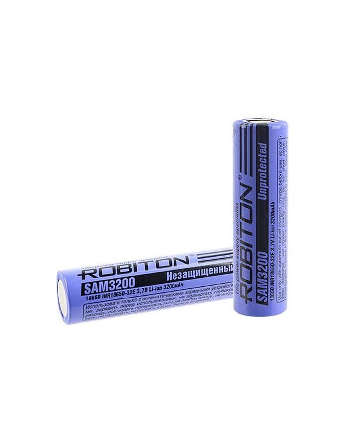 Аккумулятор Robiton 18650 3200 mAh 6,4A (Samsung Li-ion)
Аккумулятор Robiton 18650 3200 mAh 6,4A (Samsung Li-ion)
