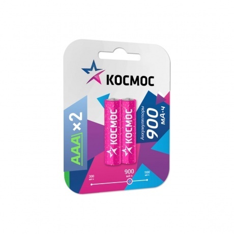 Аккумулятор Космос R03 NI-MH 900 mAh 2шт
Аккумулятор Космос R03 NI-MH 900 mAh 2шт