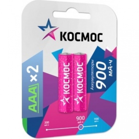 Аккумулятор Космос R03 NI-MH 900 mAh 2шт
Аккумулятор Космос R03 NI-MH 900 mAh 2шт