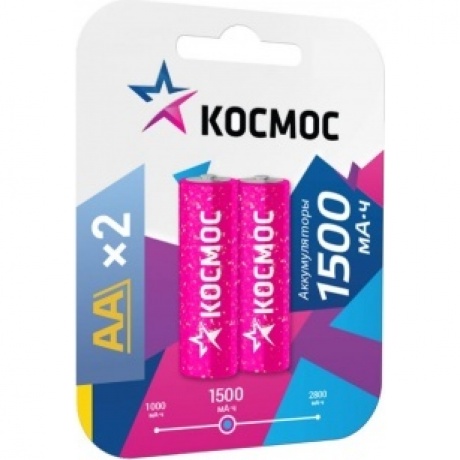 Аккумулятор Космос R6 NI -MH (1500mah) 2 шт
Аккумулятор Космос R6 NI -MH (1500mah) 2 шт