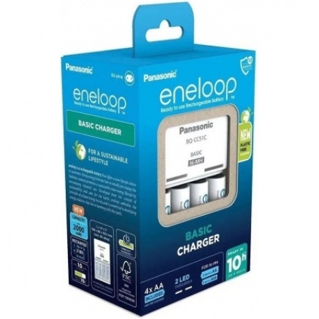 Зарядное устройство Panasonic Basic Charger с аккумуляторами Eneloop 4AA 2000 K-KJ51MCD40E
Зарядное устройство Panasonic Basic Charger с аккумуляторами Eneloop 4AA 2000 K-KJ51MCD40E