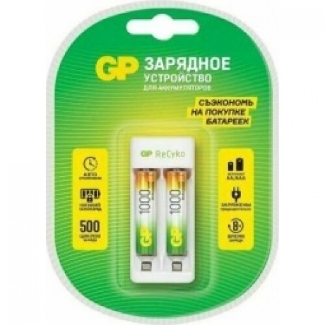 Зарядное устройство GP Е211 с 2 аккумуляторами ААА1000
Зарядное устройство GP Е211 с 2 аккумуляторами ААА1000