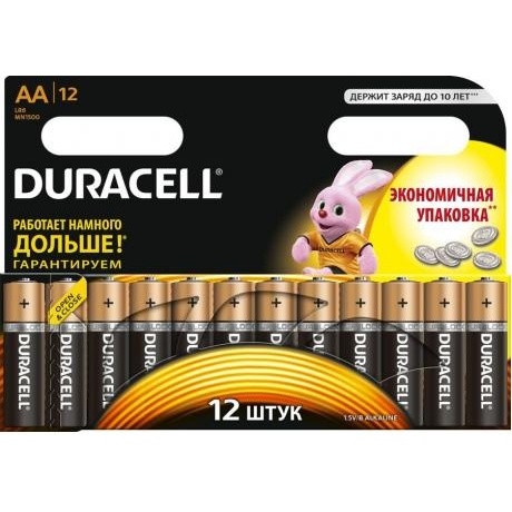 Батарейка Duracell LR6-12BL Basic AA (12шт.)
Батарейка Duracell LR6-12BL Basic AA (12шт.)