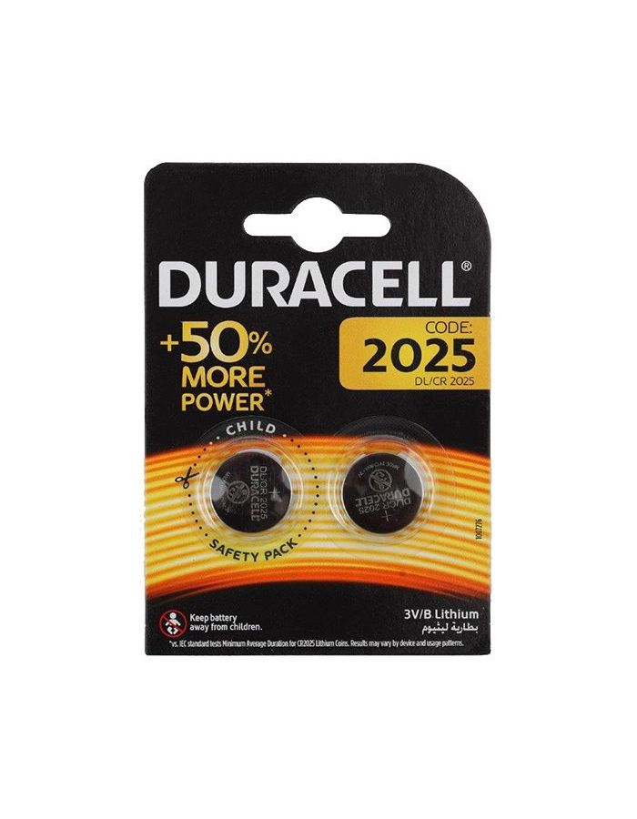 Батарейка Duracell DL/CR2025 CR2025 (2шт.)
Батарейка Duracell DL/CR2025 CR2025 (2шт.)