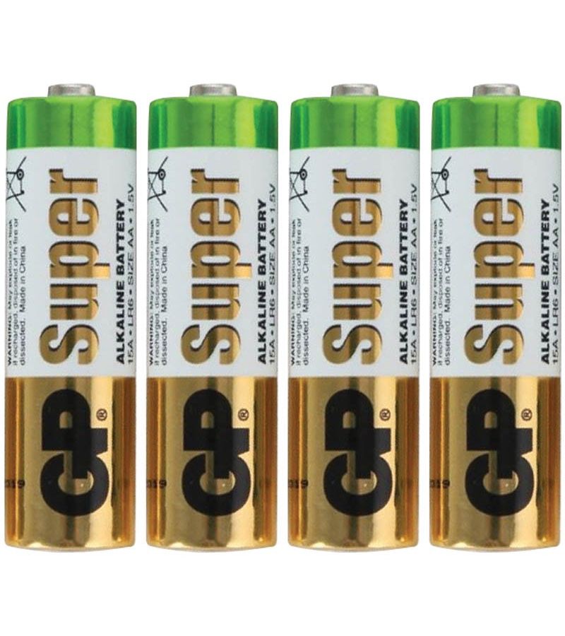 Батарейка GP Super Alkaline 15ARS LR6 AA (4шт.) спайка
Батарейка GP Super Alkaline 15ARS LR6 AA (4шт.) спайка