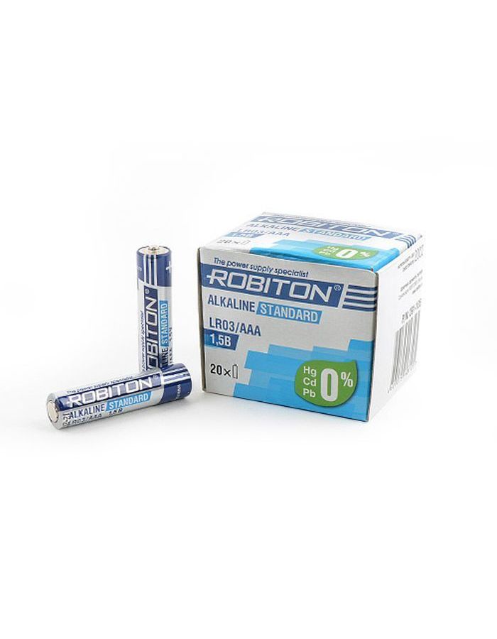 Батарейка Robiton Standard AAA блистер 20шт.
Батарейка Robiton Standard AAA блистер 20шт.