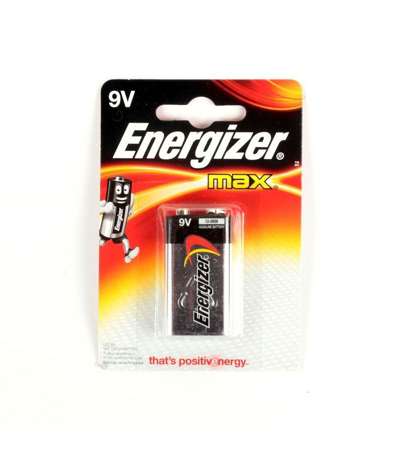 Батарейка Energizer Max 6LR61 9V блистер 1шт.
Батарейка Energizer Max 6LR61 9V блистер 1шт.